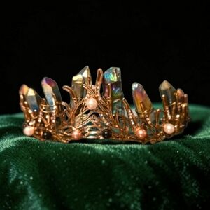 Gorgeous Aurora Borealis Tiara